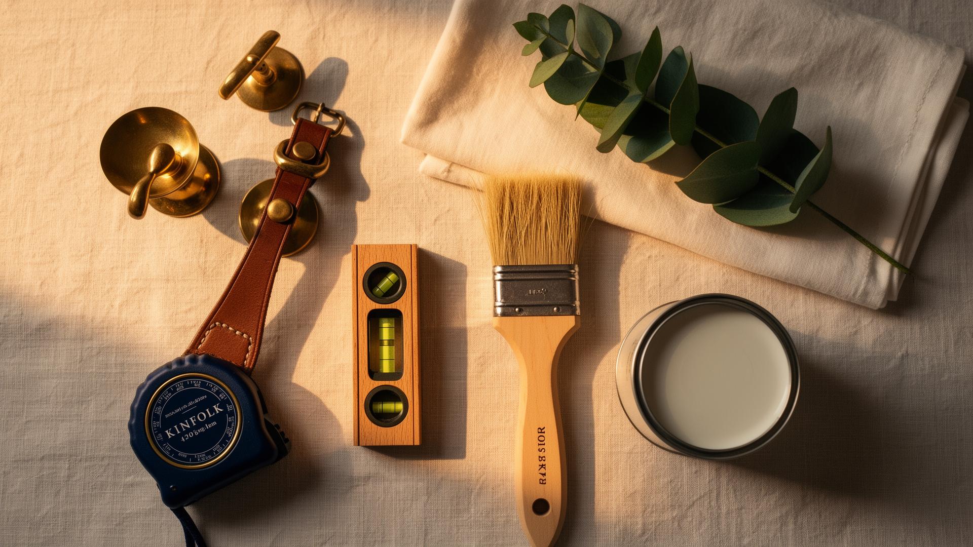 Tools laid out with intention